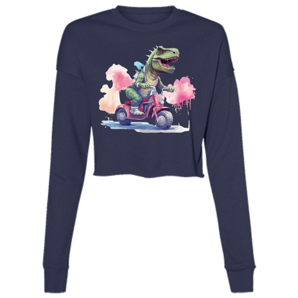 “ SheRex” Ladies' Cropped Fleece Crew