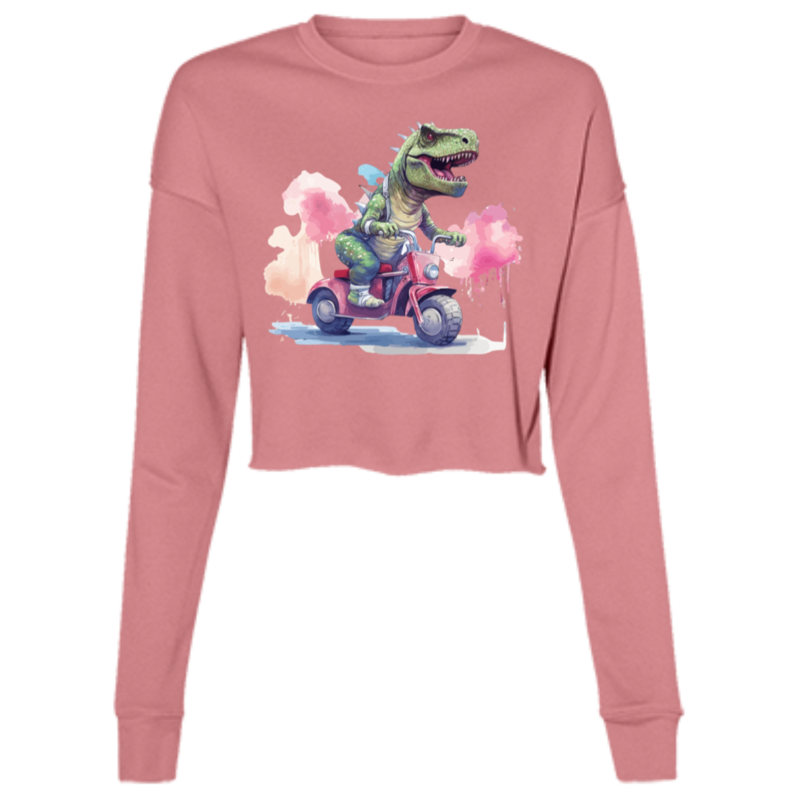 “ SheRex” Ladies' Cropped Fleece Crew