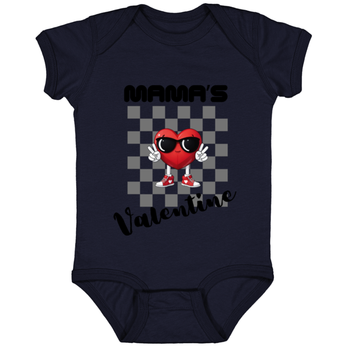 MAMAS VALENTINE Infant Jersey Bodysuit
