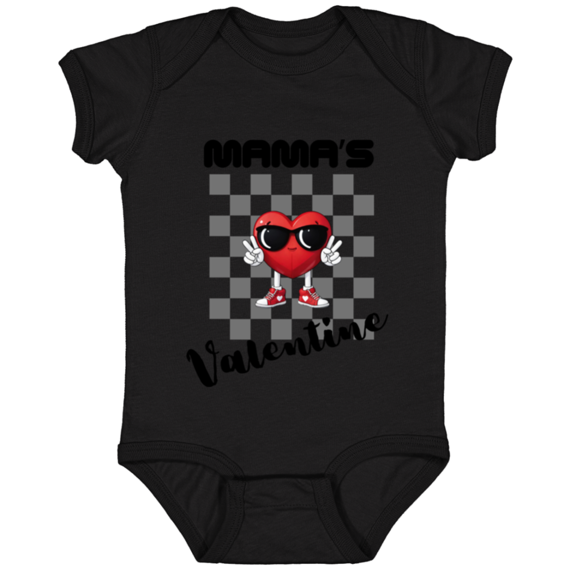MAMAS VALENTINE Infant Jersey Bodysuit