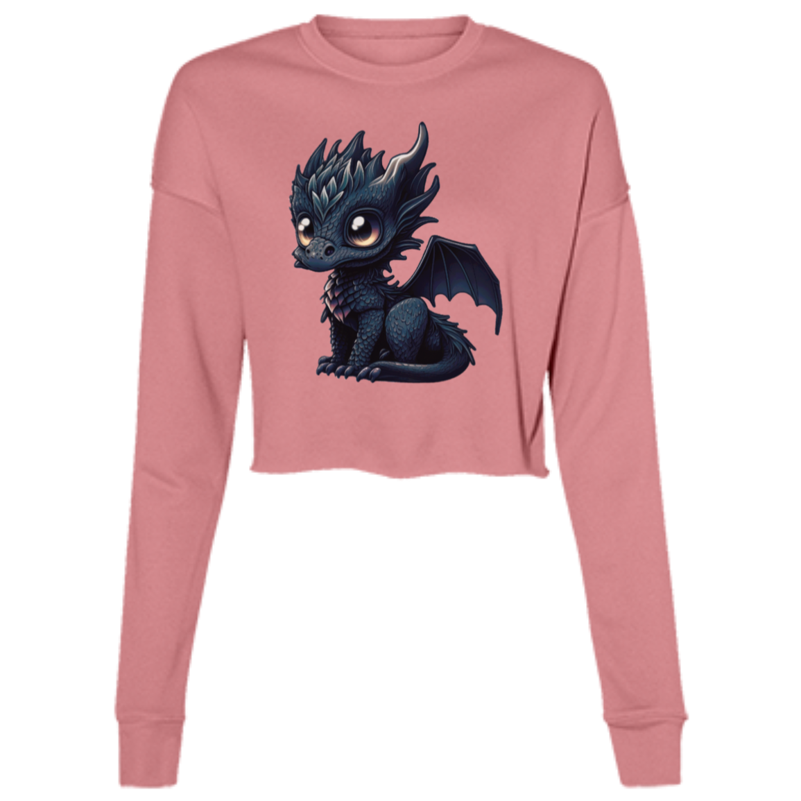 Baby Dragon Ladies' Cropped Fleece Crew