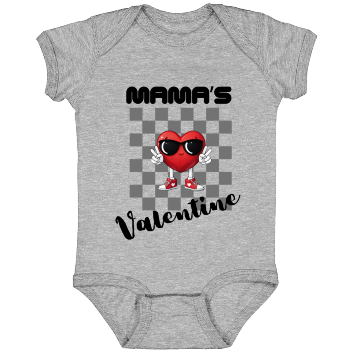 MAMAS VALENTINE Infant Jersey Bodysuit
