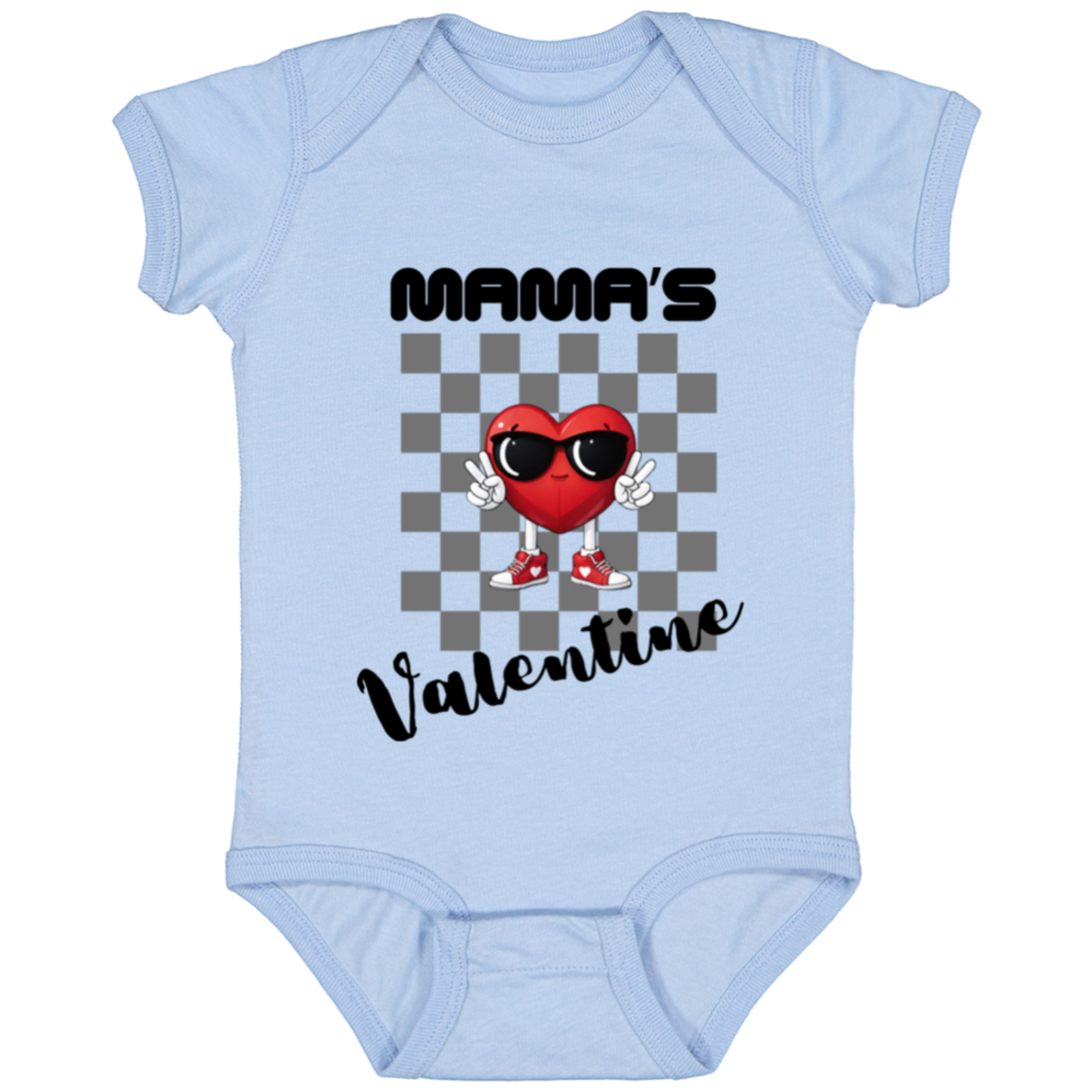 MAMAS VALENTINE Infant Jersey Bodysuit