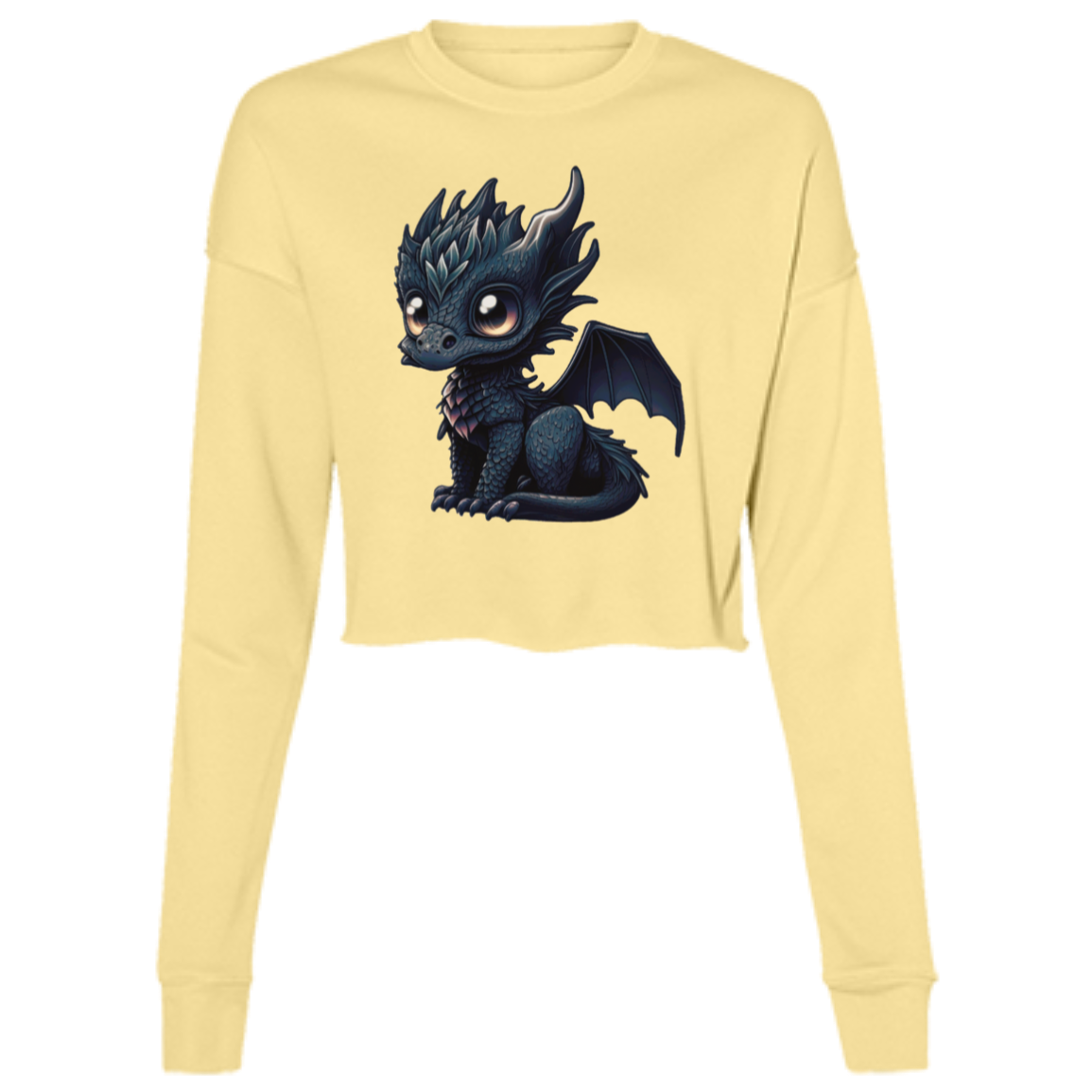 Baby Dragon Ladies' Cropped Fleece Crew