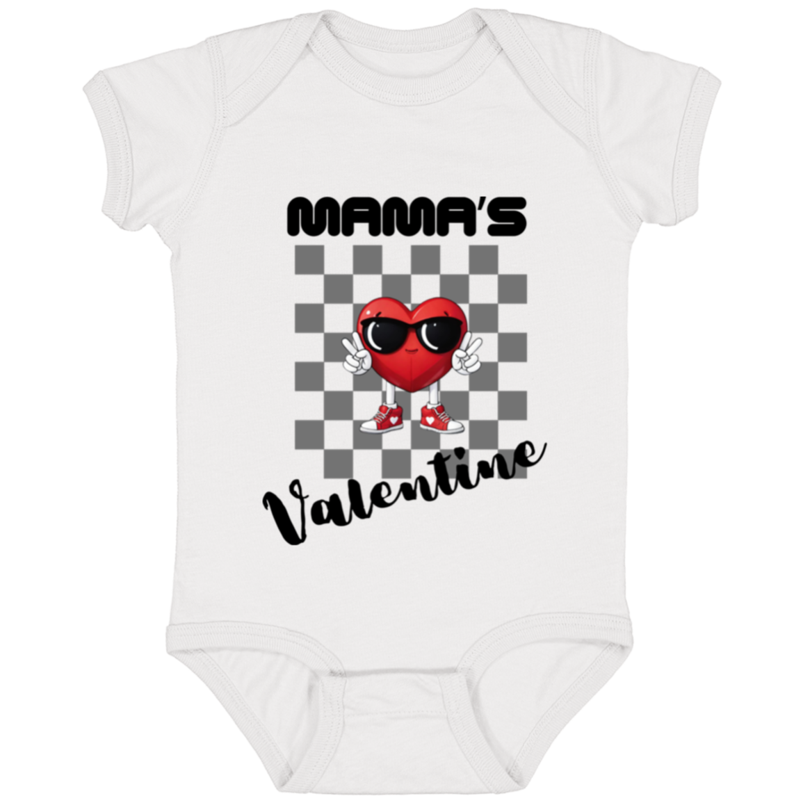 MAMAS VALENTINE Infant Jersey Bodysuit