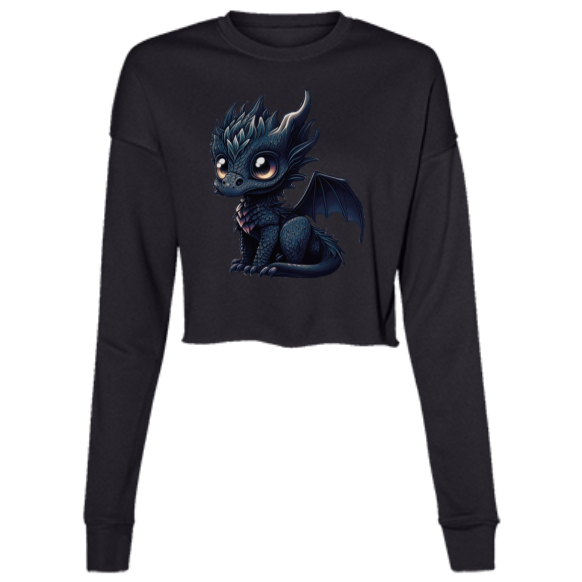 Baby Dragon Ladies' Cropped Fleece Crew