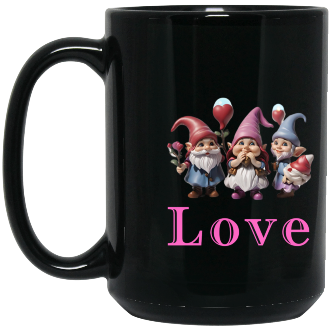 BM15OZ 15oz Black Mug