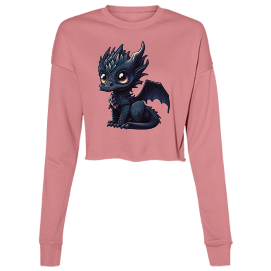 Baby Dragon Ladies' Cropped Fleece Crew